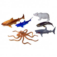 Jucarie Set 6 animale marine In lumea oceanului foto