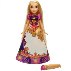 Papusa Disney Princess Rapunzel Cu Rochie Magica foto