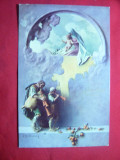 Ilustrata religioasa ,semnat Mastroiani , 1914