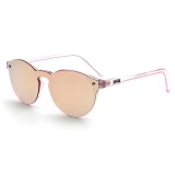 Ochelari Soare Unisex Fashion Design Classic - Protectie UV, UV400 - Roz