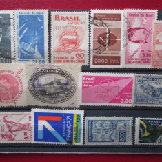 TIMBRE BRAZILIA LOT STAMPILAT