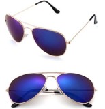 Ochelari Soare Unisex - Model AVIATOR - Lentila Albastra, Noi