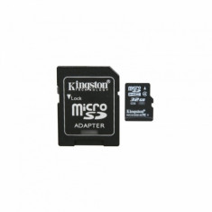 Card de memorie Kingston Micro SDHC 32 GB Clasa 4 adaptor SD foto