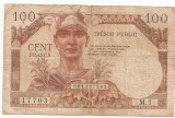 FRANTA 100 FRANCS TRESOR PUBLIC 1955 U