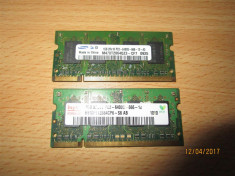 Kit 2Gb DDR2 800Mhz Memorie Ram Laptop perfect functionale, pozele sunt reale foto