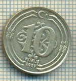 11001 MONEDA- TURCIA - 10 KURUS -anul 2009 -STAREA CARE SE VEDE, Europa