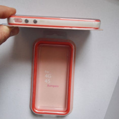 bumper iPhone 4 4s alb nou