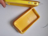 Bumper iPhone 4 4s galben nou