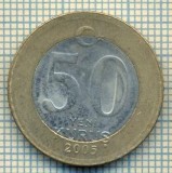 11012 MONEDA- TURCIA - 50 YENI KURUS -anul 2005 -STAREA CARE SE VEDE, Europa