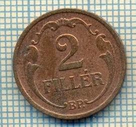 11054 MONEDA - UNGARIA - 2 FILLER -anul 1937 -STAREA CARE SE VEDE