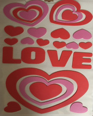 Sticker decorativ 3D.model Love foto