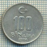 11014 MONEDA- TURCIA - 100 BIN LIRA -anul 2004 -STAREA CARE SE VEDE