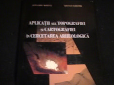 APLICATII ALE TOPOGRAF. SI CARTOGRAF. IN CERCETAREA ARHEOLOGICA-A.MORITZ- foto