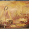 Teofil Baciu Femeia o Arta tablou 2002 pictat in ulei pe panza 36x44 cm