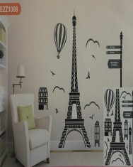Sticker decorativ model Turnul Eifel foto