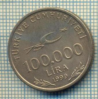 11009 MONEDA- TURCIA - 100.000 LIRA -anul 1999 -STAREA CARE SE VEDE foto