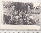 Bnk foto - Sinaia - Castelul Peles - grup la tunuri - 1960, Alb-Negru, Romania de la 1950, Cladiri