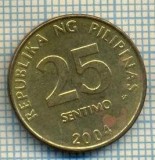 11034 MONEDA-FILIPINE(PHILIPPINES) - 25 SENTIMOS -anul 2004 -STAREA CARE SE VEDE
