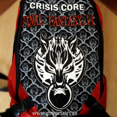 Rucsac Crisis Core Final Fantasy VII rosu foto