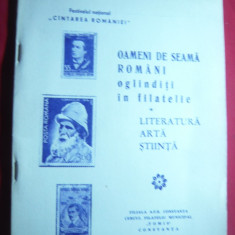 Cerc Filatelic Tomis Constanta - Oameni de seama Romani oglinditi in filatelie