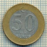 11013 MONEDA- TURCIA - 50 YENI KURUS -anul 2005 -STAREA CARE SE VEDE, Europa