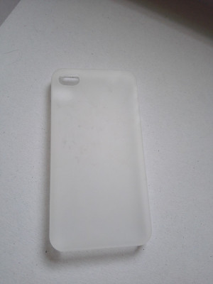 husa silicon iPhone 4 4s alb nou foto