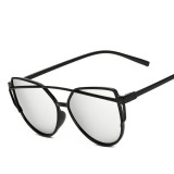Ochelari Soare Dama Fashion Model - Design Special, UV400 - Argintii