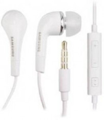 Handsfree (casti) Samsung EHS64AVFWE alb pentru Samsung Galaxy S3 Mini i8190, Galaxy S3 Mini VE i8200, Ativ S I8750, Galaxy S Advance i9070, Galaxy G foto