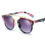 Ochelari Soare Unisex Aviator - Protectie UV 100% , UV400 - Florali, Protectie UV 100%