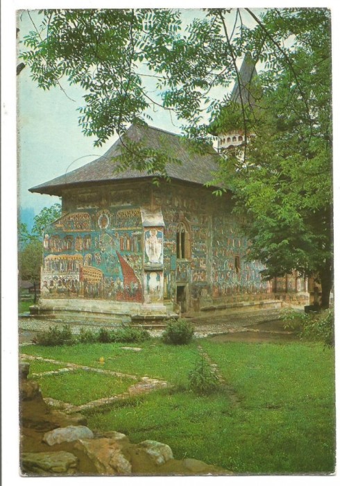 @ carte postala -SUCEAVA-Biserica Voronet