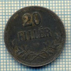 11071 MONEDA - UNGARIA - 20 FILLER -anul 1918 -STAREA CARE SE VEDE