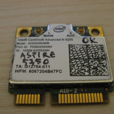 Placa retea wireless Acer Aspire 5750 Intel Centrino Advanced-N 6205 62205ANHMW