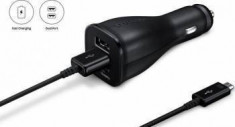 In-Car power charger DUAL, AFC CLA USB Type C Black EP-LN920CBEGWW foto