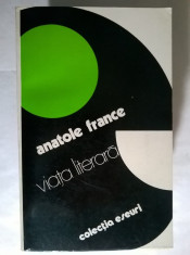 Anatole France - Viata literara foto