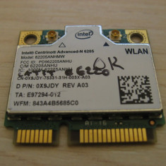 Placa wireless Dell Latitude E6220, Centrino Advanced-N 6205, 62205ANHMW, 0X9JDY