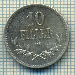 11141 MONEDA - UNGARIA - 10 FILLER -anul 1915 -STAREA CARE SE VEDE foto