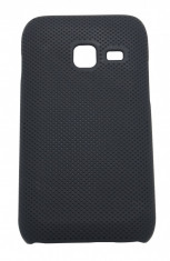 Husa tip capac spate neagra (cu puncte) pentru telefon Samsung Galaxy Ace Duos S6802 foto