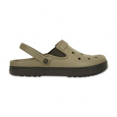 Saboti pentru femei Crocs CitiLane Clog Khaki/Espresso (CRC201831-23G-W) foto