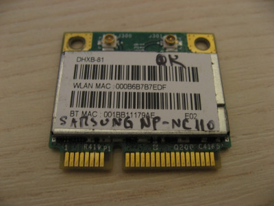 Placa de retea wireless Samsung NP-NC110, Broadcom BCM94313HMGB, DHXB-81 foto