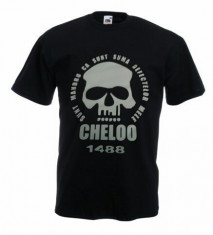 Tricou Cheloo Parazitii Suma Defectelor,S,Tricou Fruit of the Loom foto