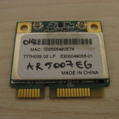 Placa de retea wireless Acer Aspire One ZA3, 751H, Atheros AR5BHB63, T77H032.02
