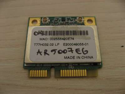 Placa de retea wireless Acer Aspire One ZA3, 751H, Atheros AR5BHB63, T77H032.02 foto