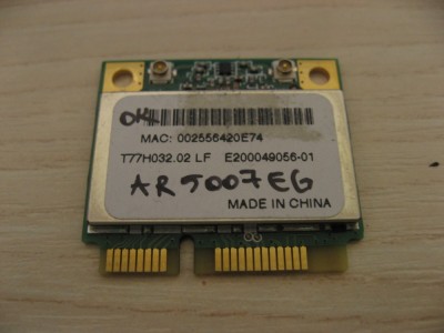 Placa de retea wireless Acer Aspire One ZA3, 751H, Atheros AR5BHB63, T77H032.02 foto