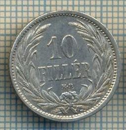 11154 MONEDA - UNGARIA - 10 FILLER -anul 1908 -STAREA CARE SE VEDE