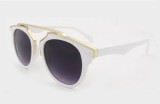 Ochelari Soare Unisex Model Aviator - UV400 - Cu Rama din Plastic si Metal, Protectie UV 100%