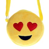 Geanta mini plus Emoticons, bareta reglabila diametru 15 cm