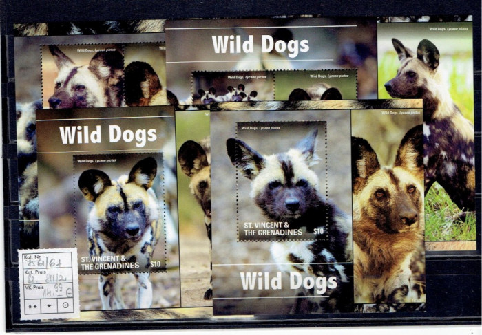 St. Vincent Grenadines - wild dogs - 2015 set
