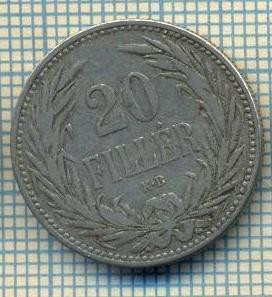 11086 MONEDA - UNGARIA - 20 FILLER -anul 1893 -STAREA CARE SE VEDE