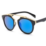 Ochelari Soare Unisex Aviator - Protectie UV 100% , UV400 - Albastri, Protectie UV 100%