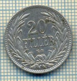 11088 MONEDA - UNGARIA - 20 FILLER -anul 1908 -STAREA CARE SE VEDE, Europa